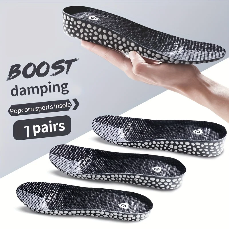 Plantillas para zapatos con aumento de altura para hombre y mujer, plantilla deportiva suave y cómoda para correr, almohadillas para zapatos en crecimiento de 1,5/2,5/3,5 cm, 1 par