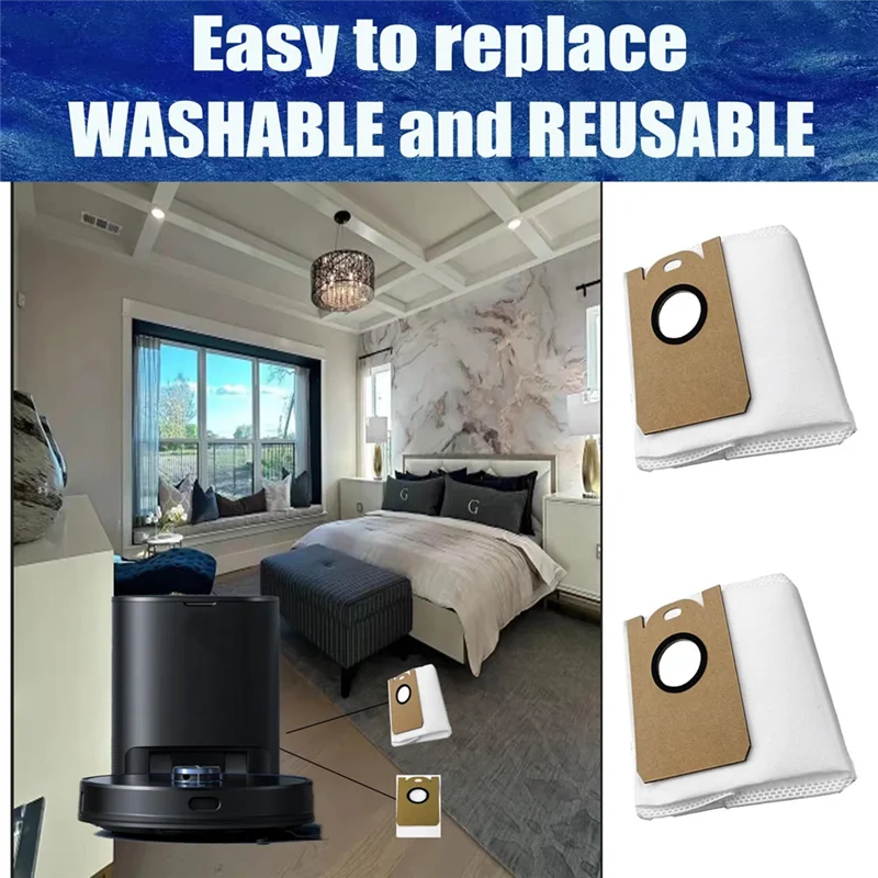 

YLS-For Viomi S9 Proscenic M9/X1/X1S Arnagar S10 ABIR R30 Vacuum Compatible Dust Bag Replacement Parts Accessories