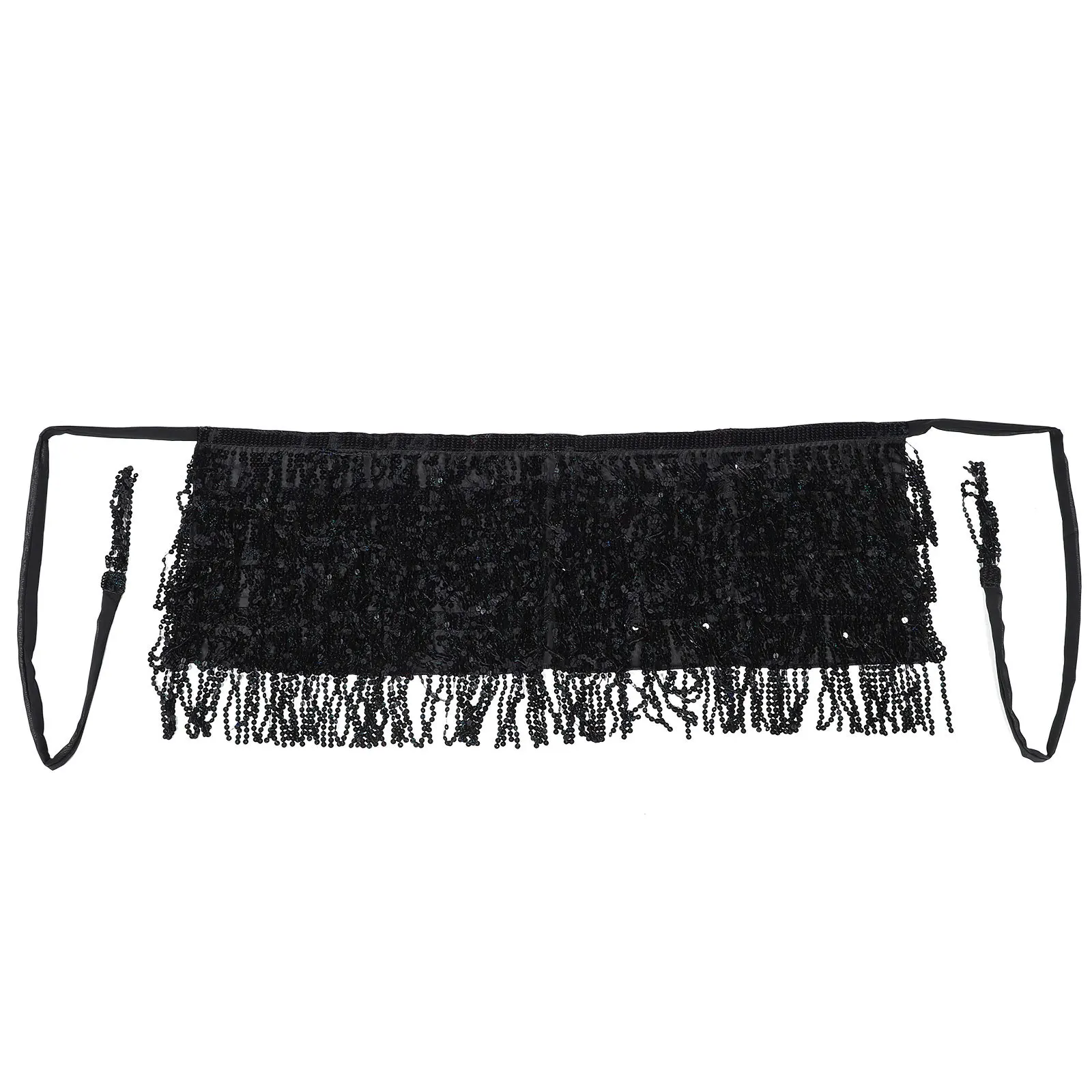 Gonna con nappe con paillettes lucide attorno alla vita Gonna con danza glitterata per spettacoli teatrali di compleanno di Halloween cosplay