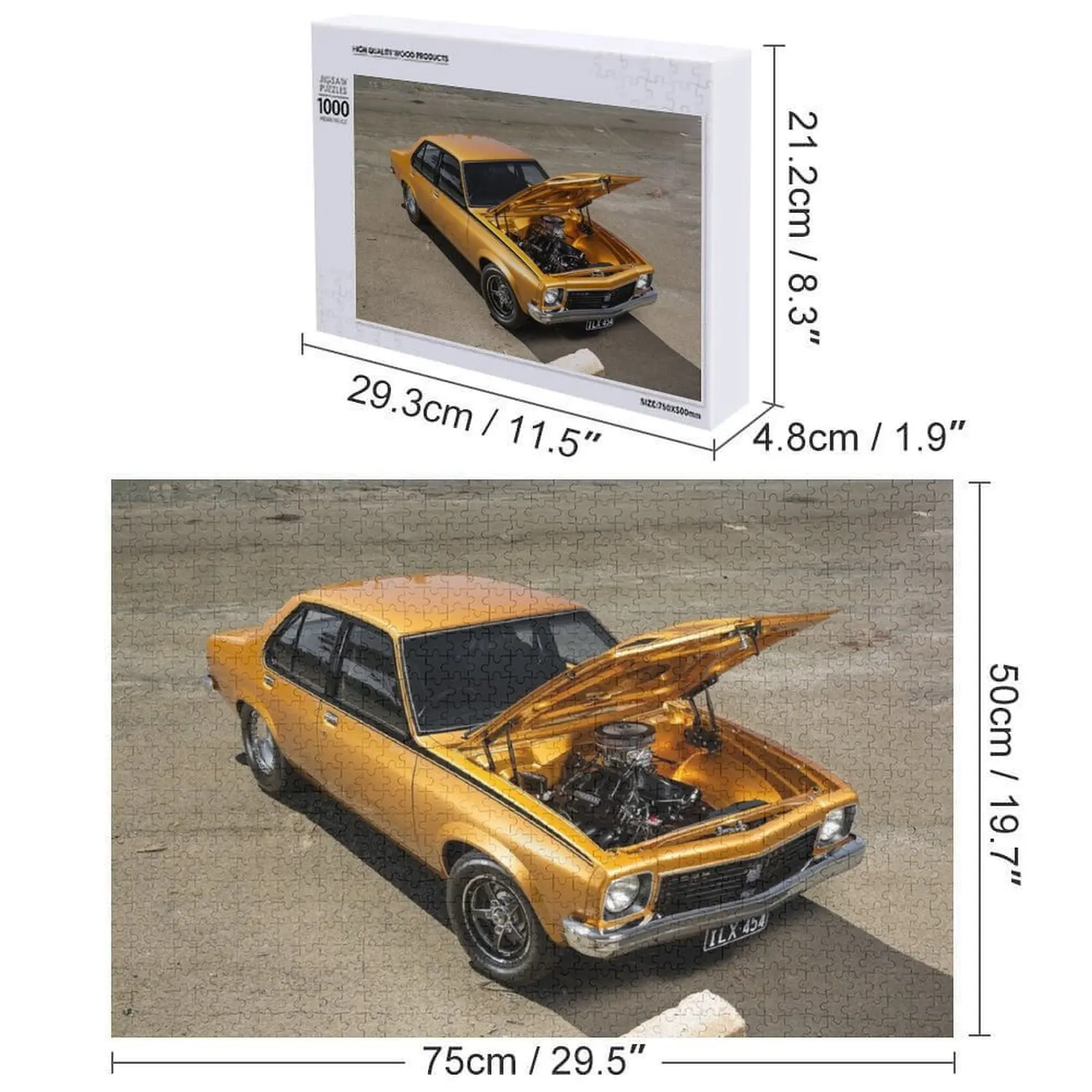 Mendo's Holden Torana Jigsaw Puzzle Wood Animals Customized Kids Gift Puzzle