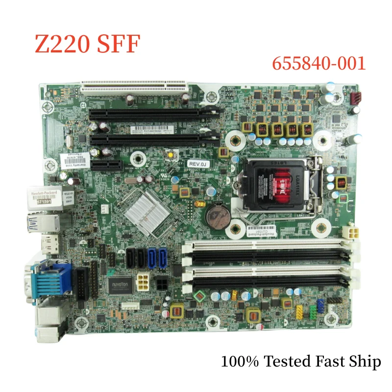 

655840-001 For HP Z220 SFF Workstation Motherboard 655840-501 655840-601 655582-001 Mainboard 100% Tested Fast Ship