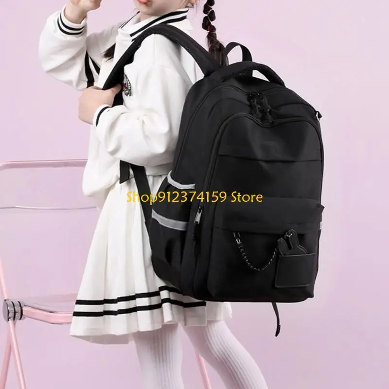 

G5AE Large Capacity Backpack School Bag Travel Backpack Lovely Rabbits Print Backpack