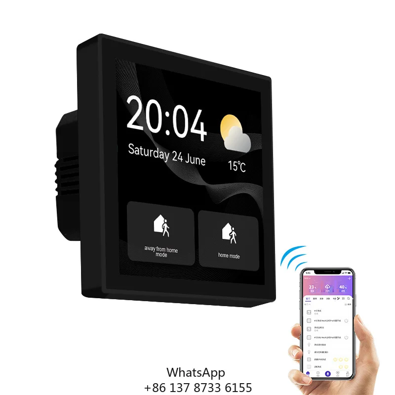 Factory Direct Tuya Smart Gateway Host With Touch Screen Remote Control Smart Home Android Switch Display Function