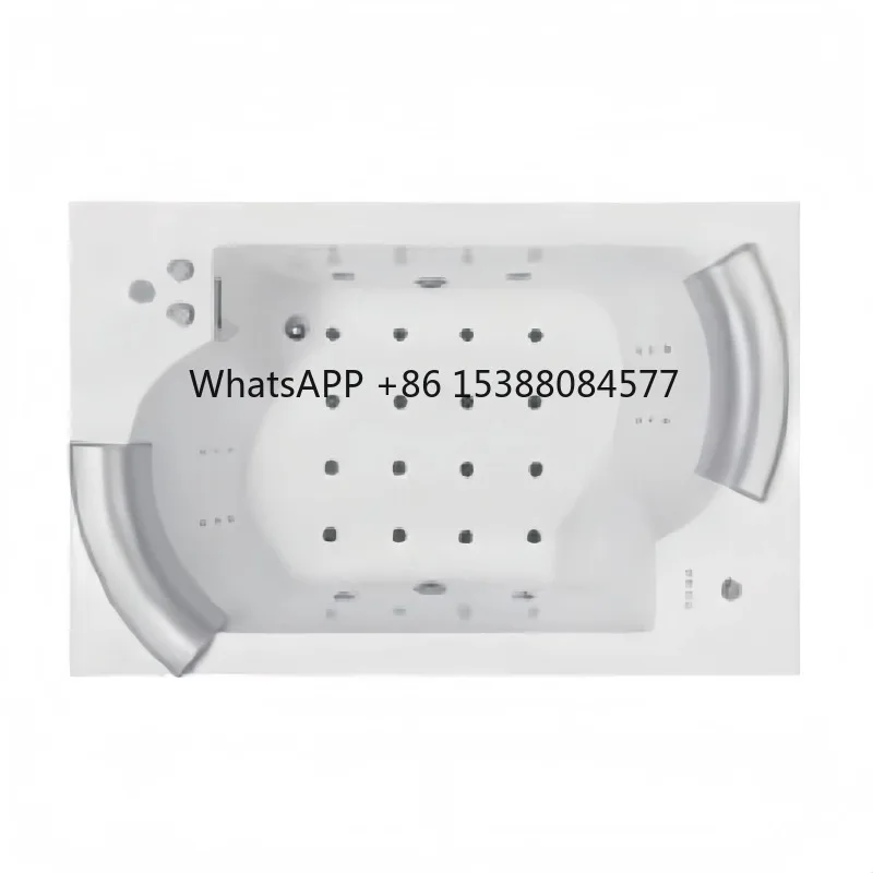 

2025 Custom Best 2 Person Acrylic Indoor Spa Whirlpool Bathtub Sale with Heater