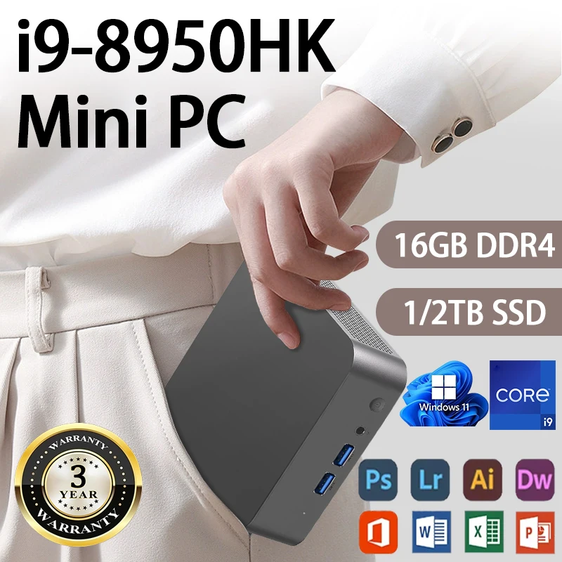 �y�Z�[�����z2026�N�� �~�jPC Core i9 8950HK Windows 11 Pro �Q�[�~���O�R���s���[�^�[ 16GB DDR4 1TB SSD 4K WiFi6 BT5.2 �|�[�^�u���f�X�N�g�b�vPC �Q�[�}�[���� �I�t�B�X����