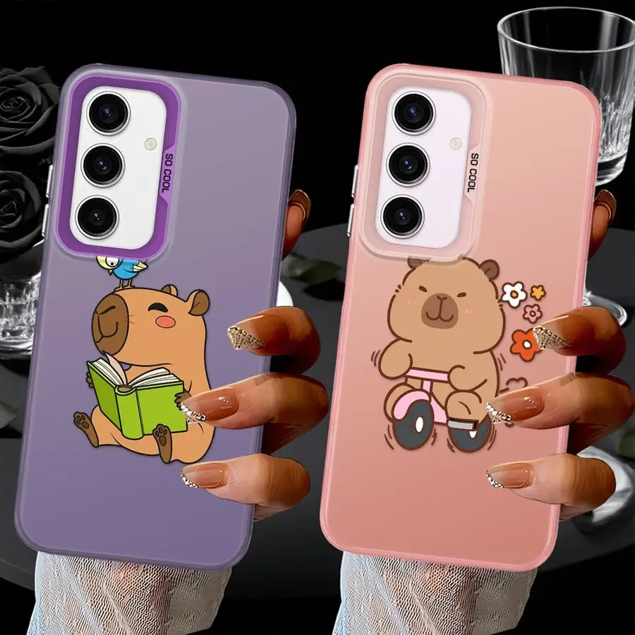 Cartoon Capybara Ba…