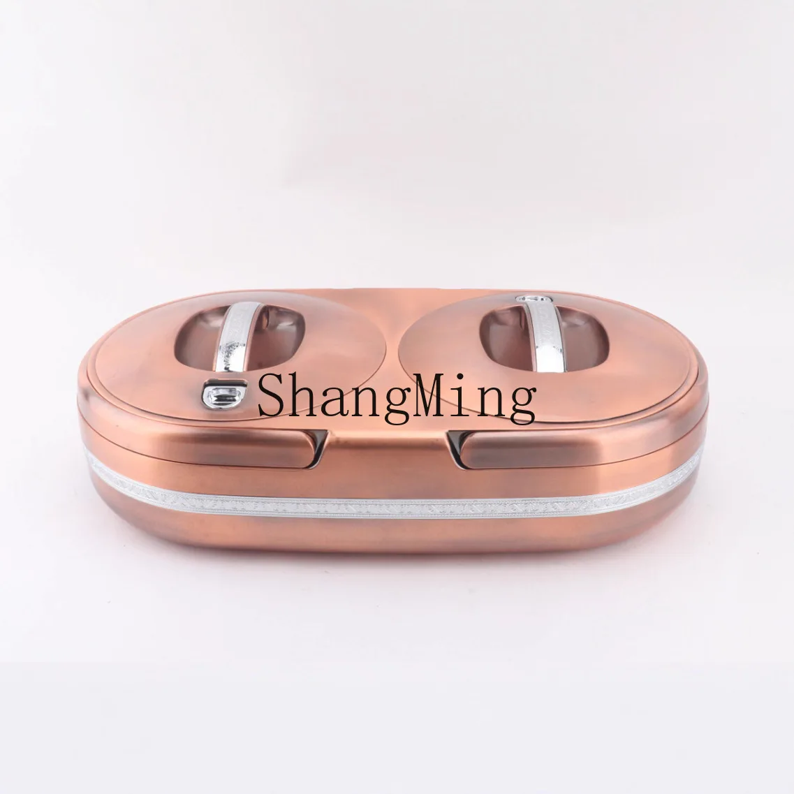 

CL Chinese retro style household commercial hot sale twin thermos bucket lunch box bronze