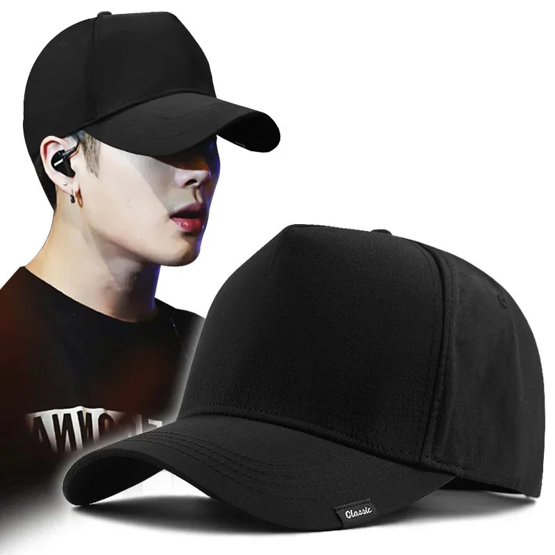 Brand Oohmy Baseball Hat for Men and Women, Quick Dry Hard Top, High Crown, Sports Hip Hop Caps, Big Head, Outdoor,