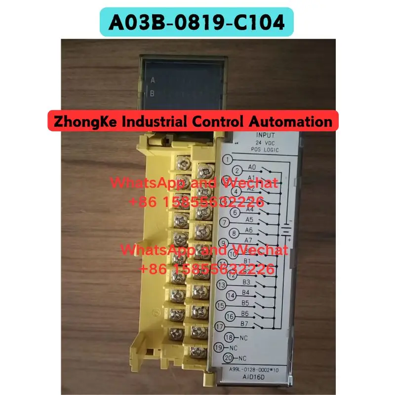

Б/у модуль ввода-вывода A03B-0819-C104. Функциональный тест пройден. Быстрая доставка.