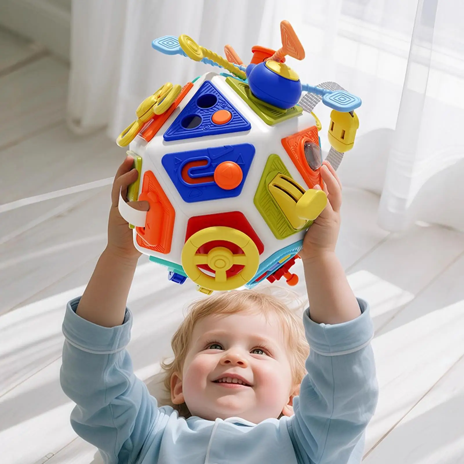 

Интерактивные сенсорные шарики, 22-сторонняя тренировочная игрушка для координации рук и глаз, детская игрушка-мяч с 22-сторонним многогранником для детей, мальчиков и девочек