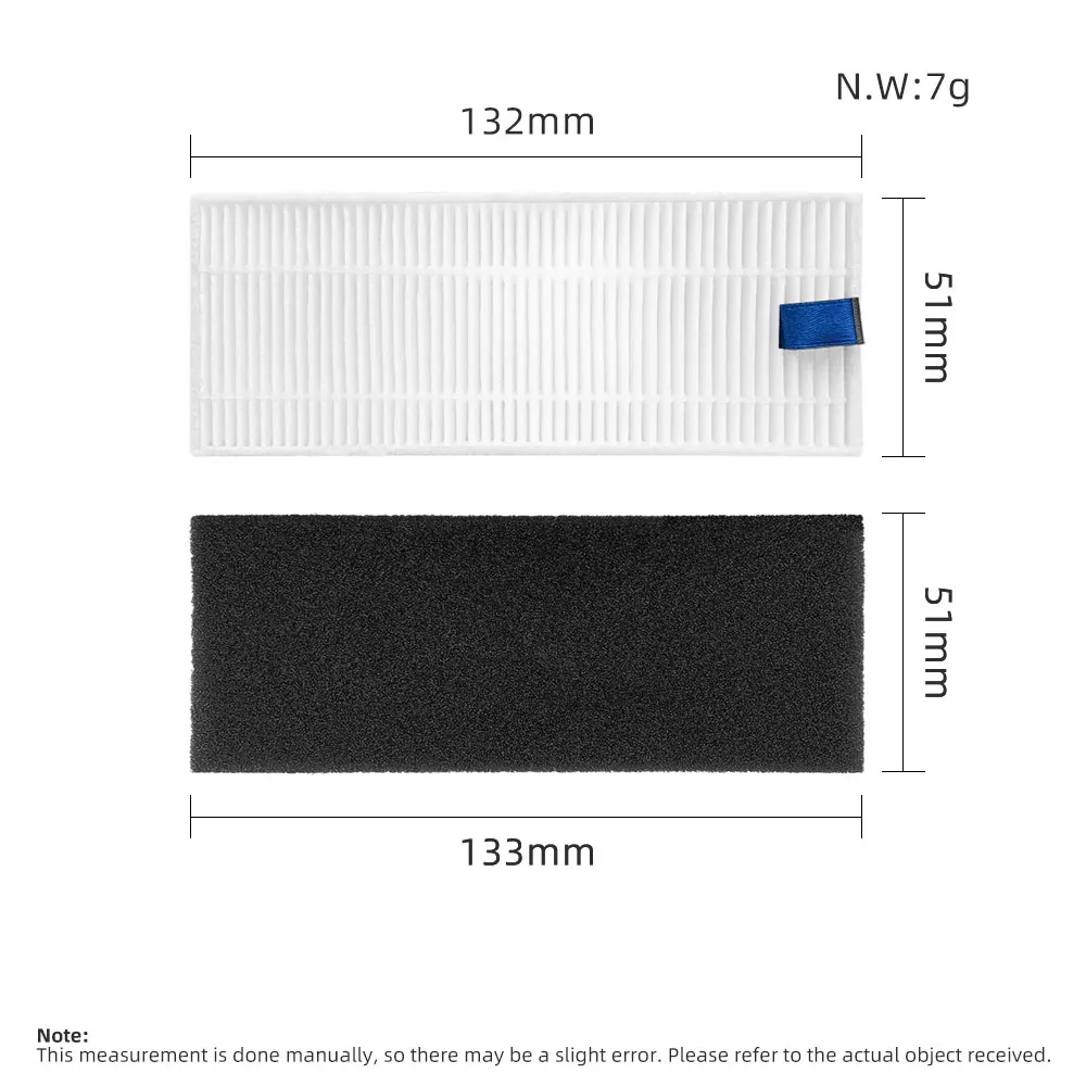 متوافق مع Tefal Rowenta Explorer 20 40 45 50، ملحقات Isweep X3، مرشح الفرشاة الرئيسية، فرشاة جانبية، ممسحة كولث #3
