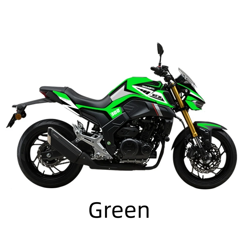 For Haojue XCR300 Motorcycle Personalized Body Sticker Decals Sunproof Waterproof Scratch‑Resistant Mod Accessories