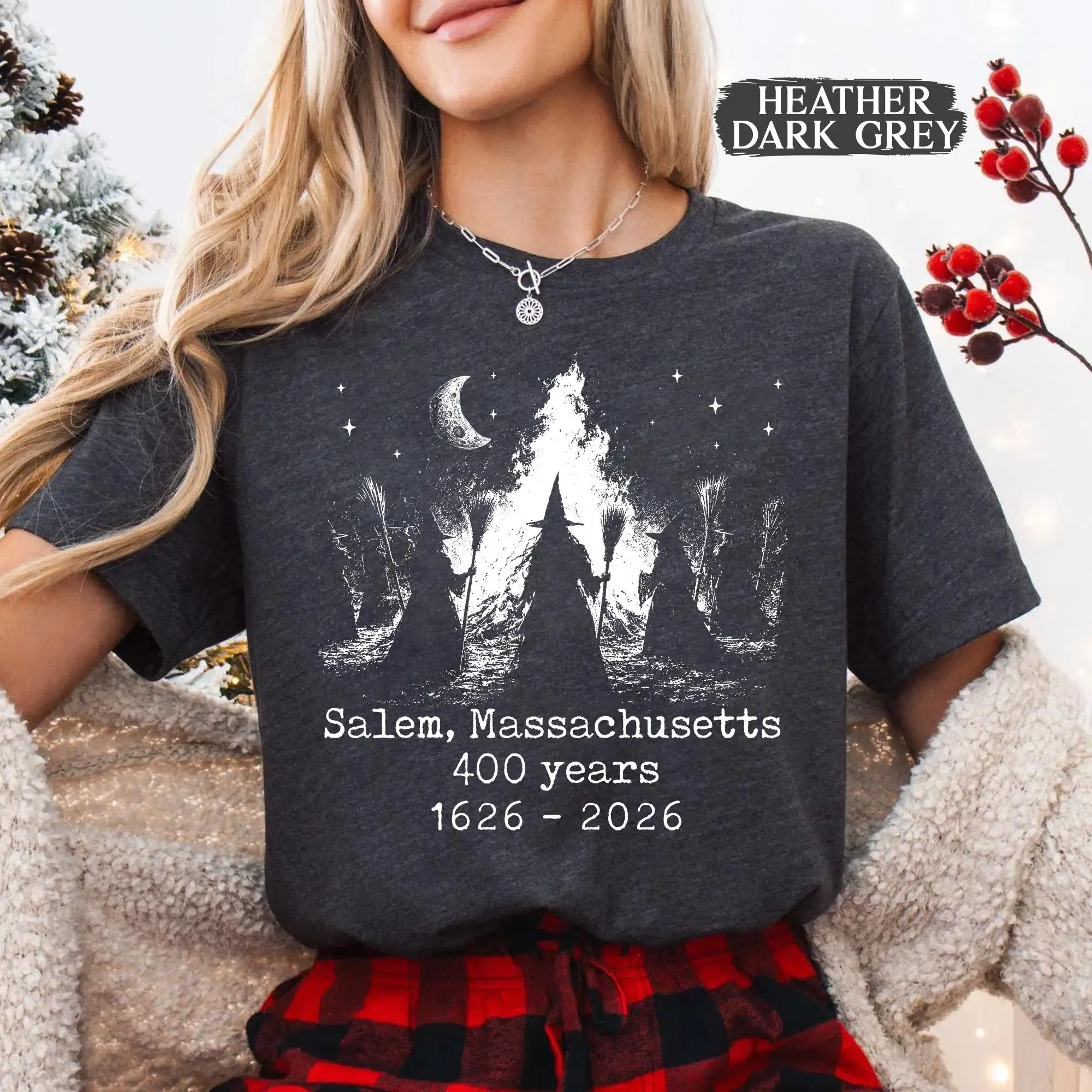Salem Massachusetts 400 Years Shirt, Celebrating 400th Est 1626, Halloween Witch Shirt, Salem Witch Trials Gift