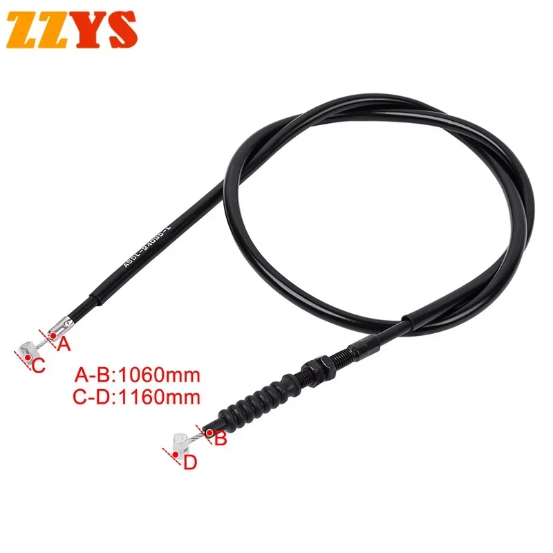 116cm 450cc Motorcycle Adjustable Clutch Control Cable Line Wire Ropes For Yamaha YZ450F YZ450FS 2004 YZ450FT 2005 YZ450 YZ 450