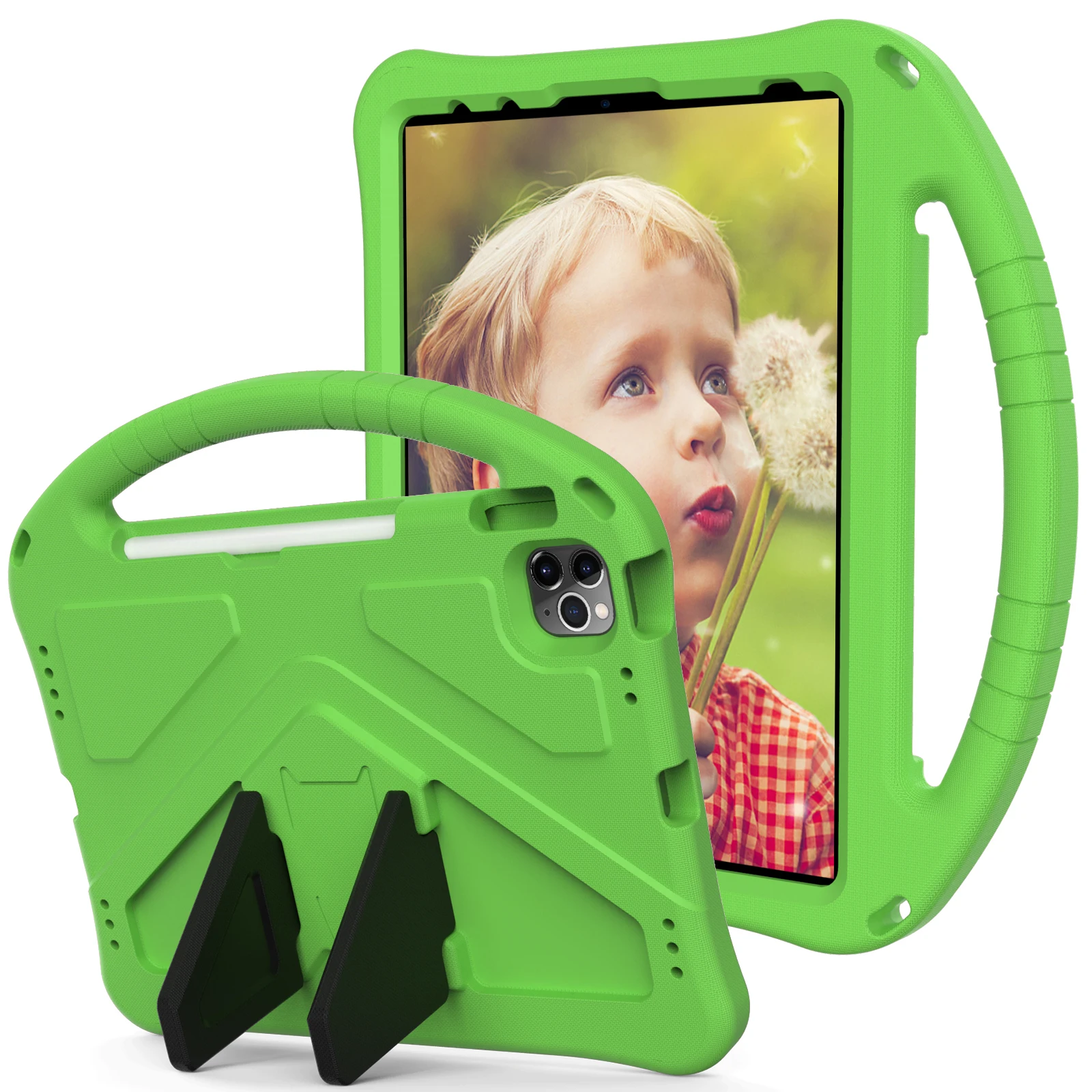 

Stand Tablet Case For iPad Pro Air 2024 4 5 6 7 8 9 10th Generation Mini 9.7 10.2 10.5 11 10.9 12.9 13 inch Cover for Children