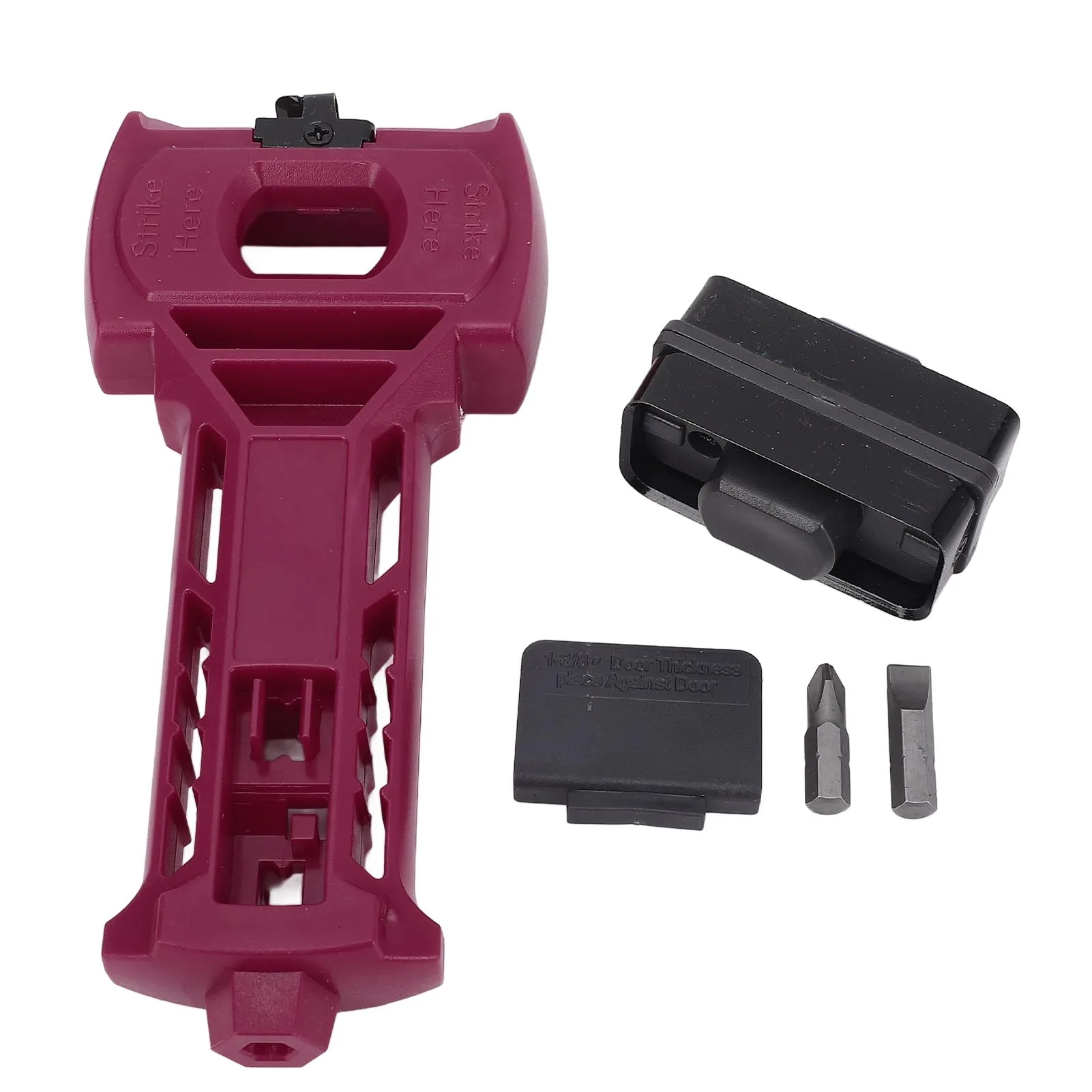 Door Latch Mortise Tool Square Or Round Door Latch Installation Tool for 1-3/8in Or 1-3/4in Thick Doors