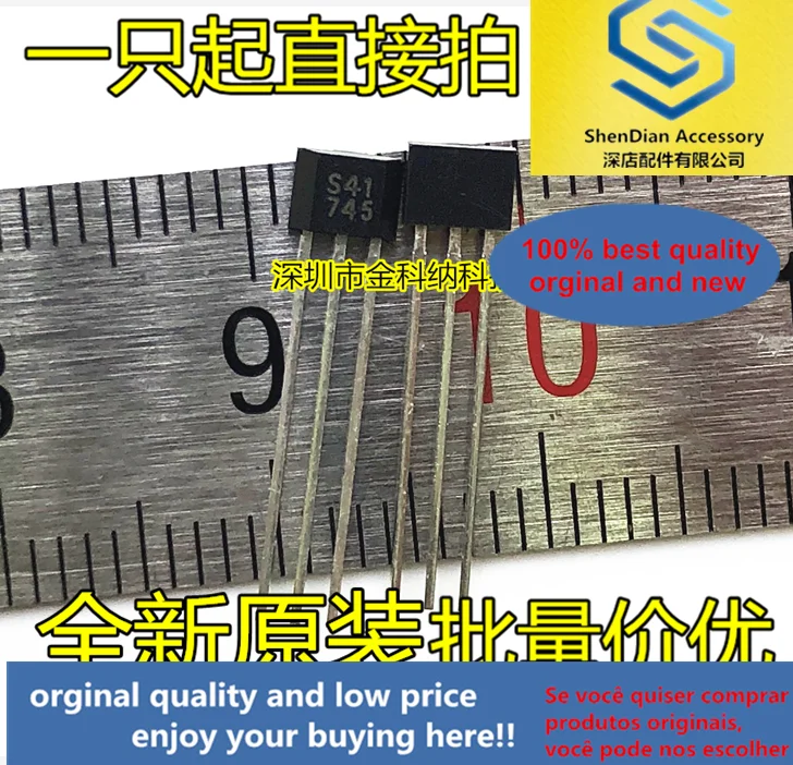 10pcs only orginal new Hall sensor SS41 screen printing S41 TO-92S Hall element imported triode