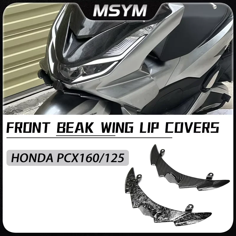 

Motorbike Front Wheel Fender Beak Nose Cone Extension Cover Extender Cowl Accessories For Honda PCX160 PCX125 PCX125 160 pcx160