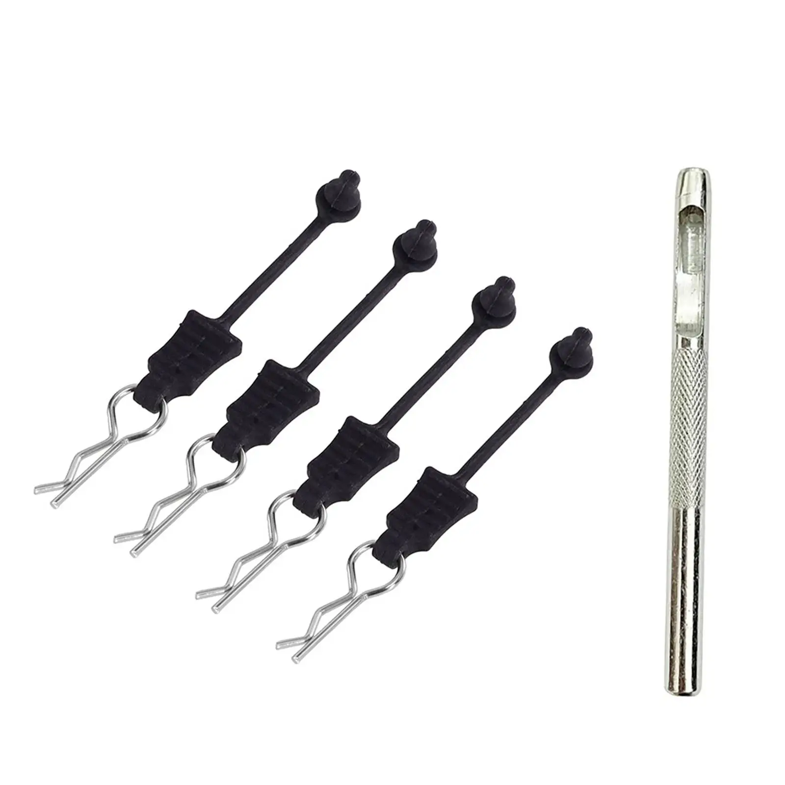 Body Shell Metal Clip 4x/20x RC Car Shell Replacement Part RC Car Pins for Most Remote Control Car Shells Racer Casual User