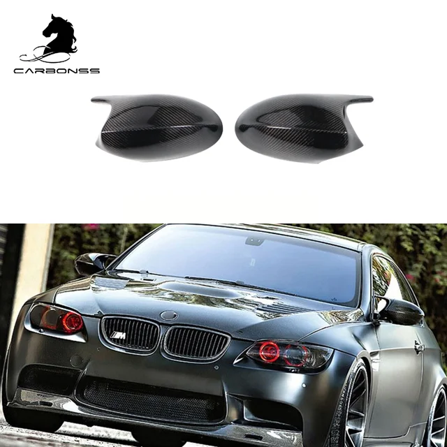 

Carbon Fiber Side Door Rear View M Look Replacement Mirror Covers For BMW E87 E81 E82 E88 E90 E91 E92 E93 2007-2009