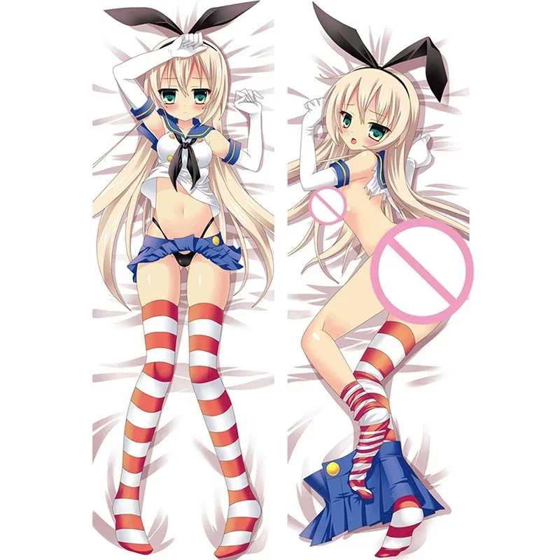 

Shimakaze Dakimakura Anime Sexy Girl Kantai Collection KanColle Dakimakura Pillow Cover Case DIY Custom Hugging Body Pillow Case