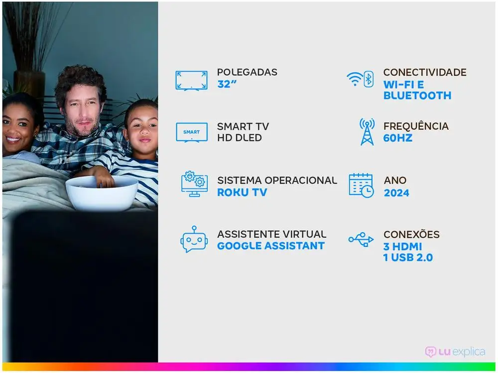 تلفزيون ذكي 32 HD AOC ROKU