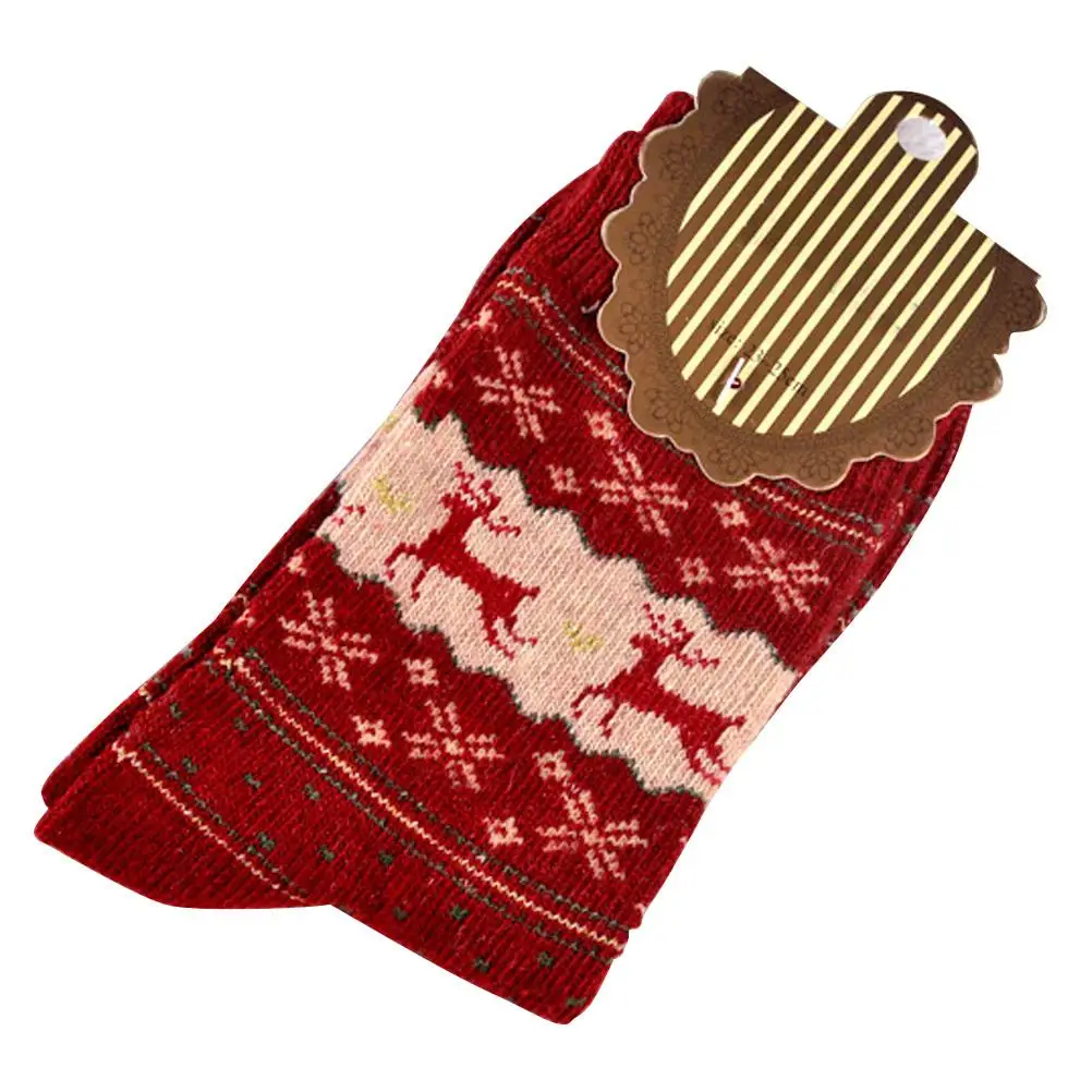 

Wool Women Christmas Warm Fuzzy Thermal Grip Winter Socks 35 39 Sizes Soft Material Perfect Gift ma Mom Sister Friend Holiday