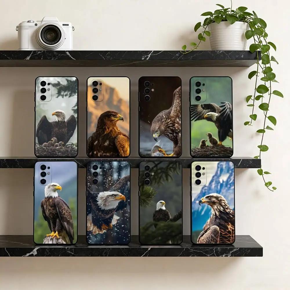 

Eagle Phone Case For Samsung S25,S24,S21,S22,S23,S30,Ultra,S20,Plus,Fe,Lite,Note,10,Black Cover