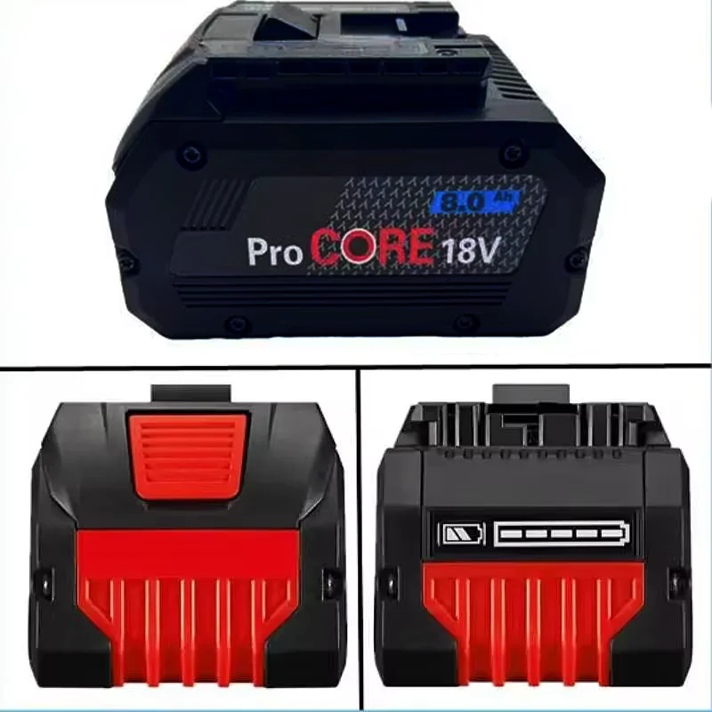 

High Power Rechargeable Battery, 18V, 8.0AH/12.0AH, Suitable for Tool BAT609, BAT618, GBA18V 21700, 100% Original