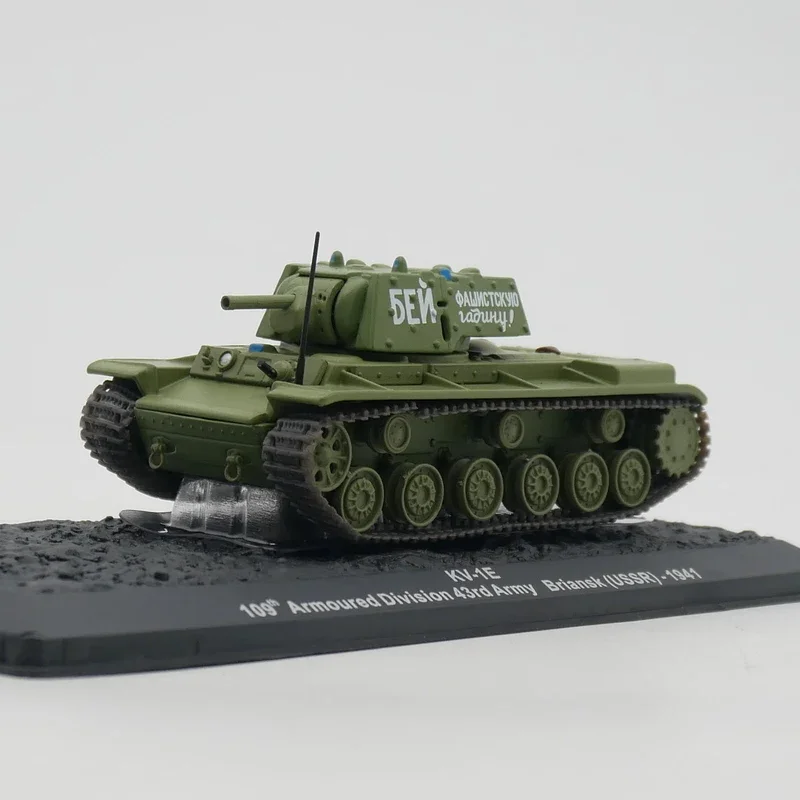 

Ixo 1:72 Scale KV-1E 1941 World War II Soviet Heavy Tank Alloy Armored Military Model Collectible Toy Gift Souvenir Display