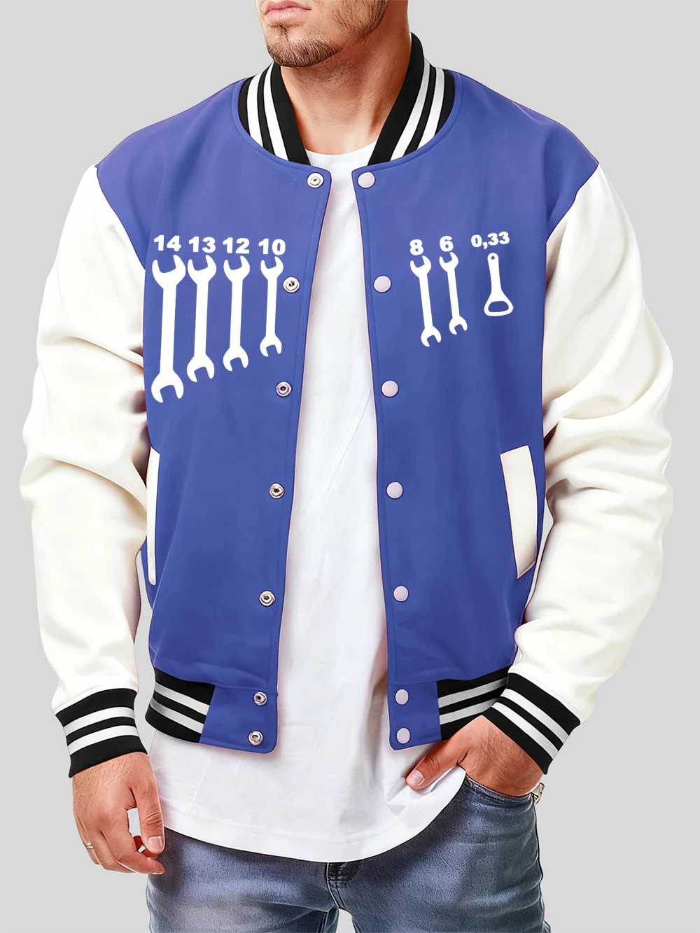 

Набор гаечных ключей, хлопковые пальто с принтом, мужские базовые свободные бейсбольные майки, зимние флисовые теплые куртки, повседневная мужская одежда с карманами