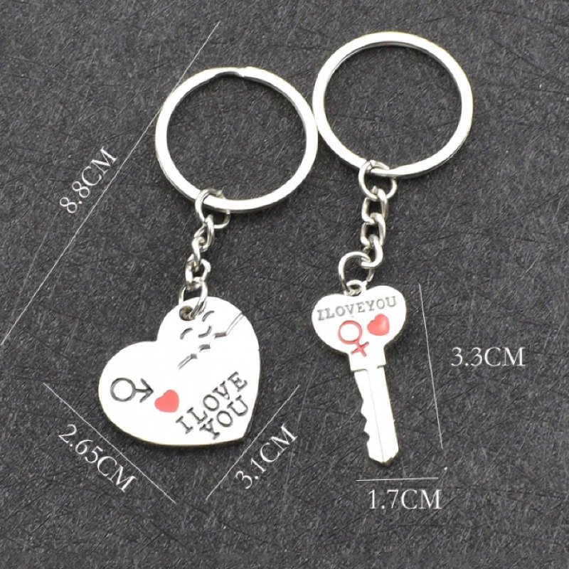 1pcs lovers crush your English lovers metal pendant, an arrow pierced Hearts Valentine's Day Gift