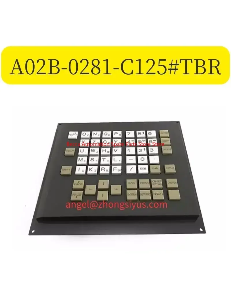 

A02B-0281-C125#TBR Used keypad commissioning mask display panel
