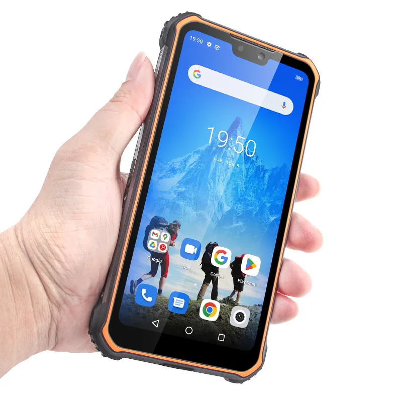 Smartphone robuste avec déverrouillage par empreinte digitale, téléphone portable, version globale, Android, F910, 4G, IP68, 10000mAh, 6 Go, 128 Go, 6.23 pouces, FHD +, NDavid