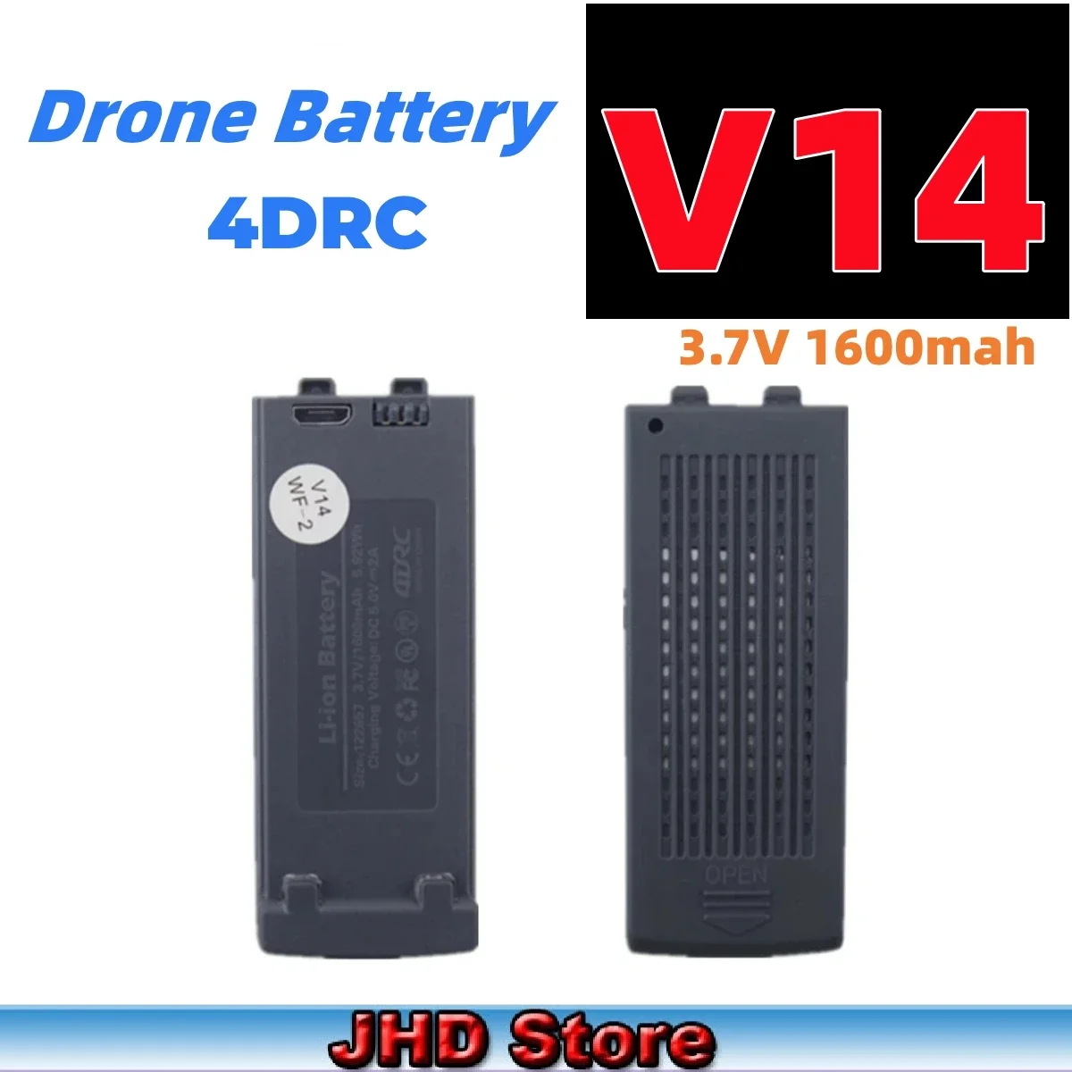 JHD 4DRC V14 Drone Battery V14 RC Quadcopter Helicopter Accessories Drone Spare Parts Battery Wholesale