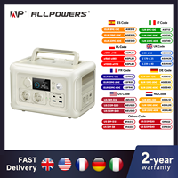 ALLPOWERS R600 Portable Generator 299Wh 600W Powerstation with AC Outlets LiFePO4 Battery for Home Tents Outdoor RV Camping