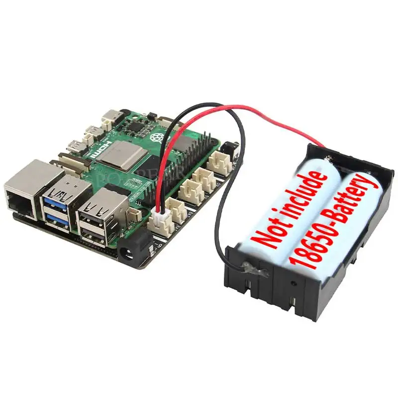 Raspberry Pi 5 UPS Expansion board X1203 Uninterruptible Power Supply 5.1V 5A For Li-Battery (NOT includ)