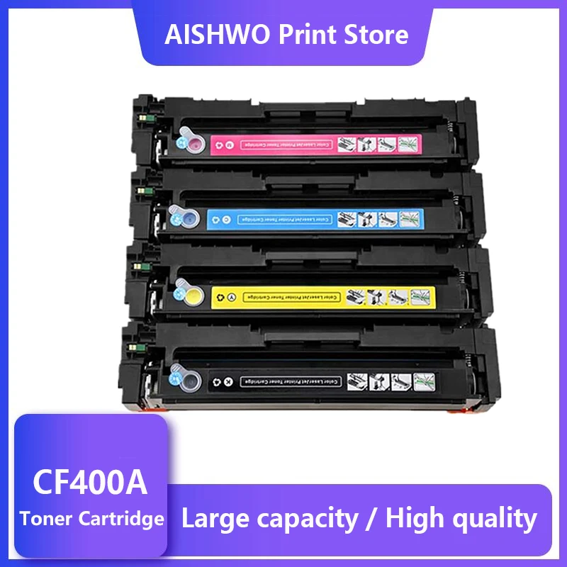 

ASW CF400A CF401A 402 403A 201A Compatible Color Toner Cartridge For HP Color LaserJet Pro M252dn M252n MFP M277dw M277n M274n