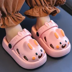 Bambini ragazza ragazzo carino 3D coniglietto bambini estate coccio caramelle giardino pantofole da spiaggia buco grotta scarpe da bambino per ragazze ragazzi