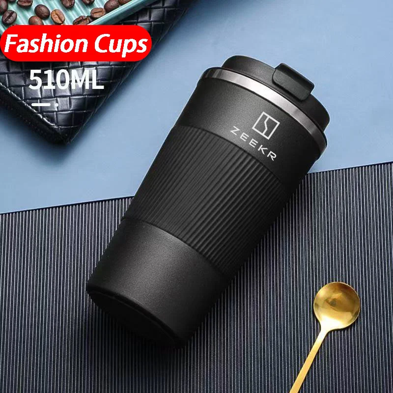 Car Thermos Water Cups Coffee Mug For ZEEKR X 001 7X FR 007 GT 009 CX1E MIX M-Vision 9X Travel Cup Tea Cups Travel Cup Car Mug