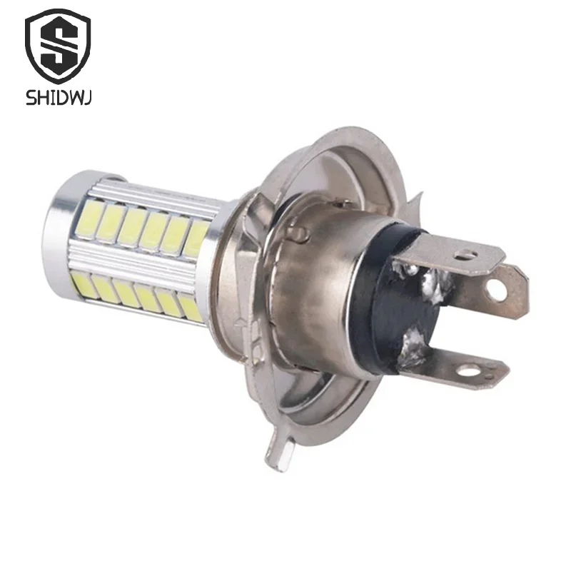 

1 шт., высокое качество H4 33SMD, светодиодная лампа для автомобильных фар, дневные ходовые огни, белые мотоциклетные противотуманные фары, оптовая продажа