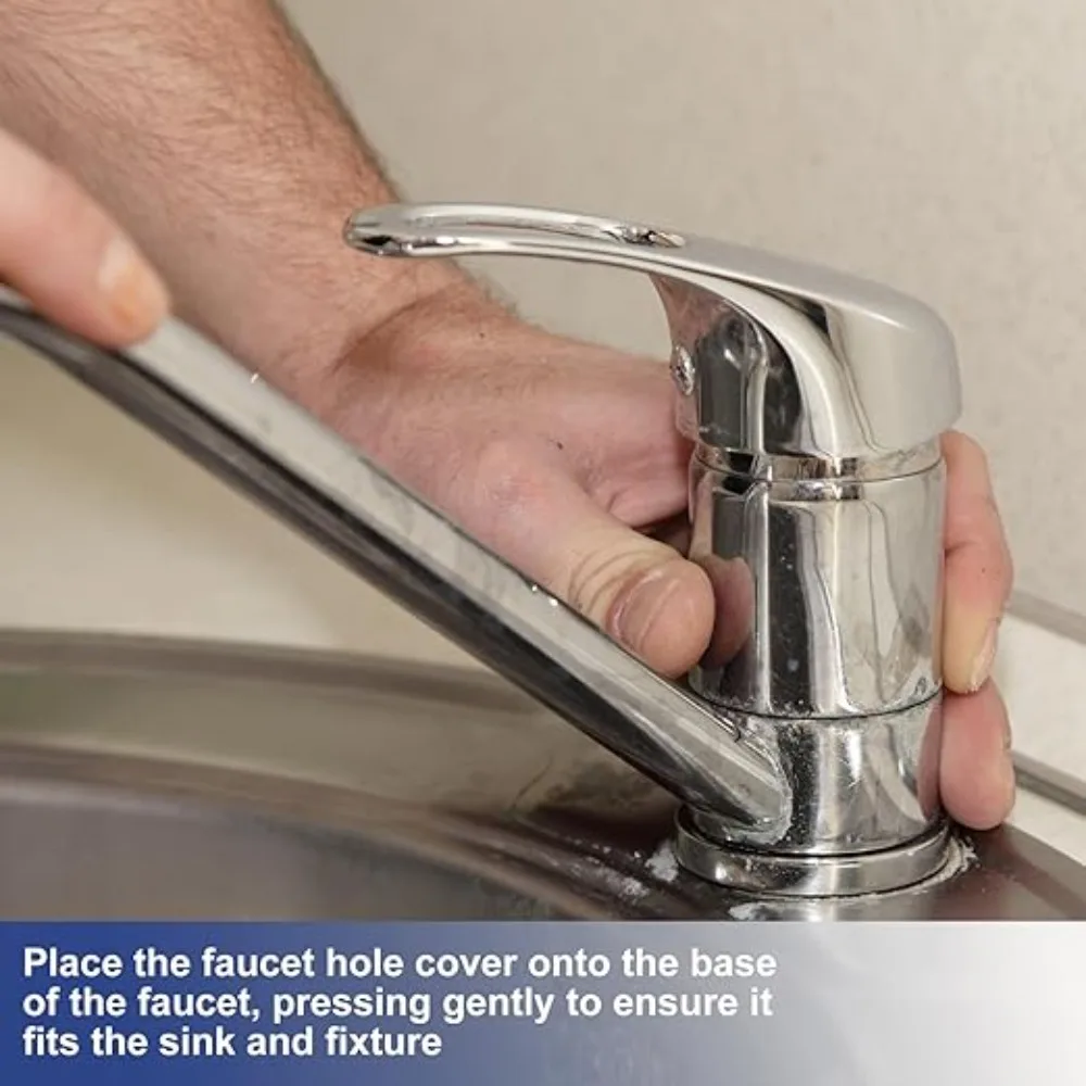 Black Shower Faucet Decorative Cover - usage example