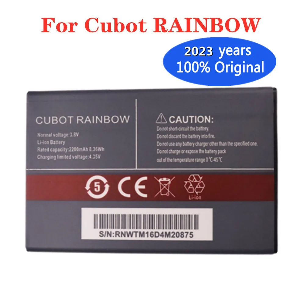 

2023 Years In Stock High Quality Original CUBOT RAINBOW Battery 2200MAH For CUBOT RAINBOW Smart Phone Replacement Battery