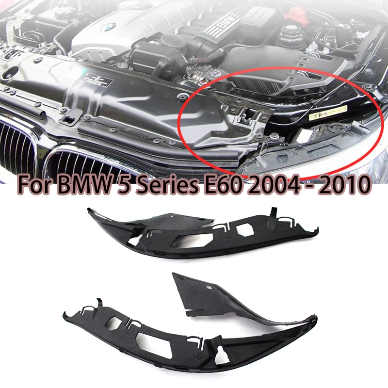 

Left and Right Auto Headlight Lens Gasket Shell Cover Rubber Seal For BMW 5 Series E60 2004 - 2010 163126934511 63126934512
