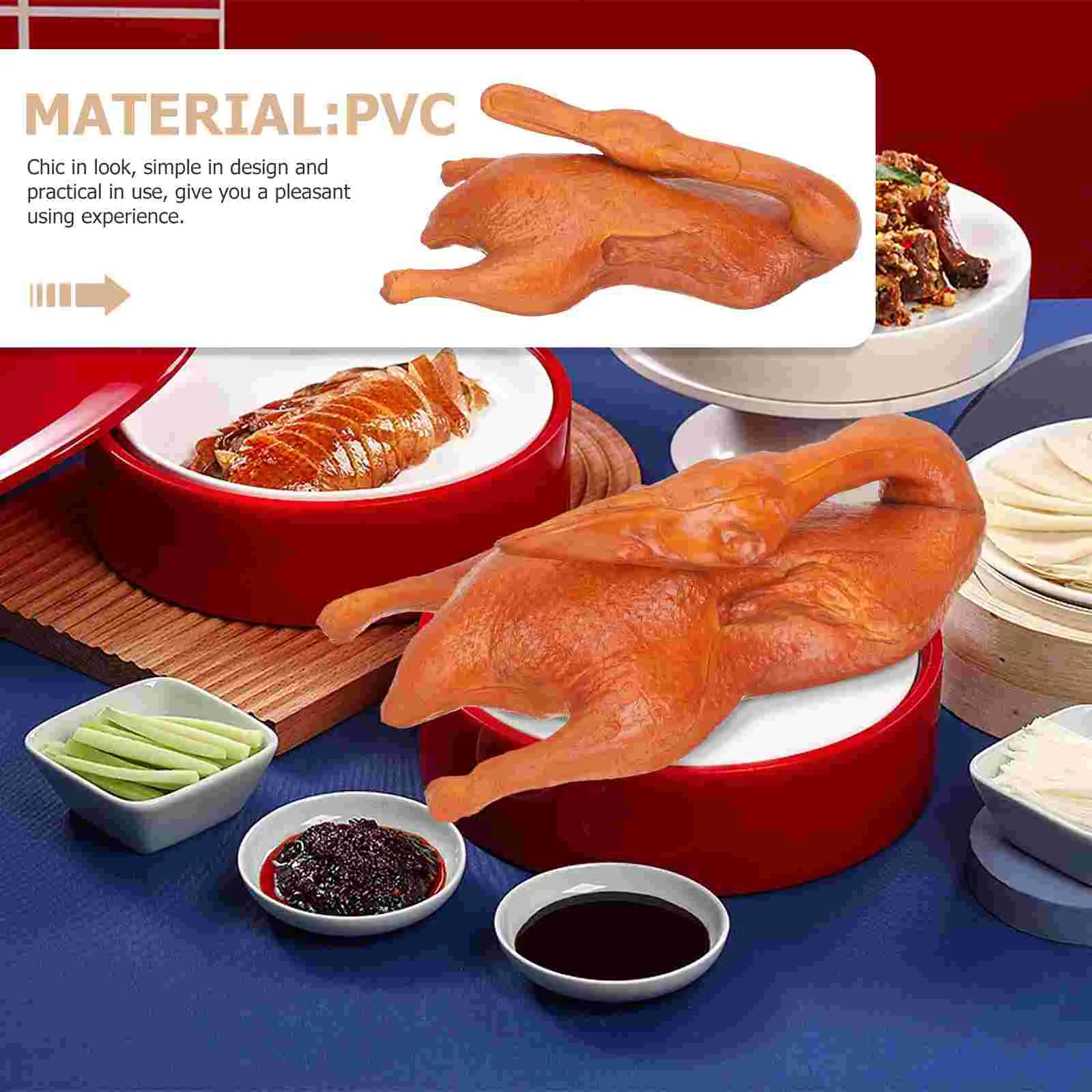 Toy Fake Sausage Chicken Without Kids Simulated Food Model Realistic Roast Stick on Name Labels Artificial