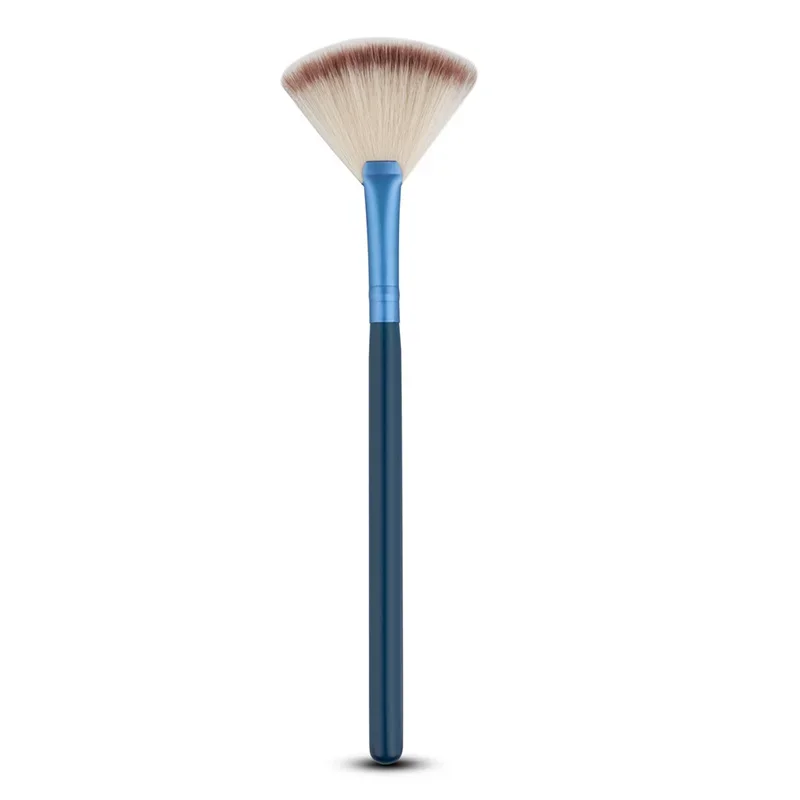 1 stuks waaiervorm make-upborstel losse poeder foundation blush blusher schoonheid gezicht make-up borstel cosmetisch hulpmiddel
