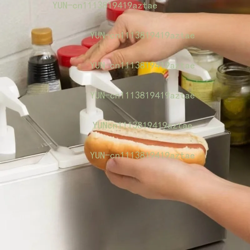 2.3L  Removable Washable SeasoningPump Bottle Multi-Scenario Commercial Condiment Extruder