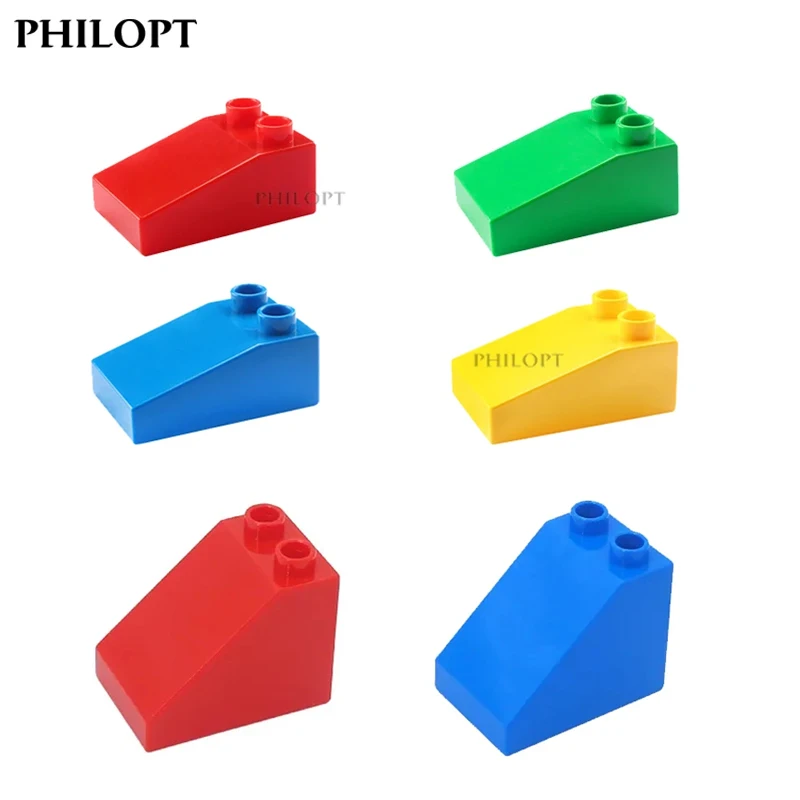 

6/12pcs Building Block Thick Bricks Large Particle Accessories Educational Creative Compatible Children Baby DIY Toys Block