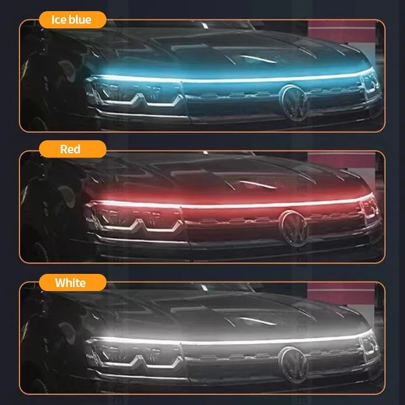 LED النهار تشغيل ضوء ، سيارة هود قطاع ، مسح بدء ، مازدا 2 3 5 6 BL BM GJ Atenza Axela ديميو CX-3 CX3 CX-5 CX5 ، 12 فولت #3