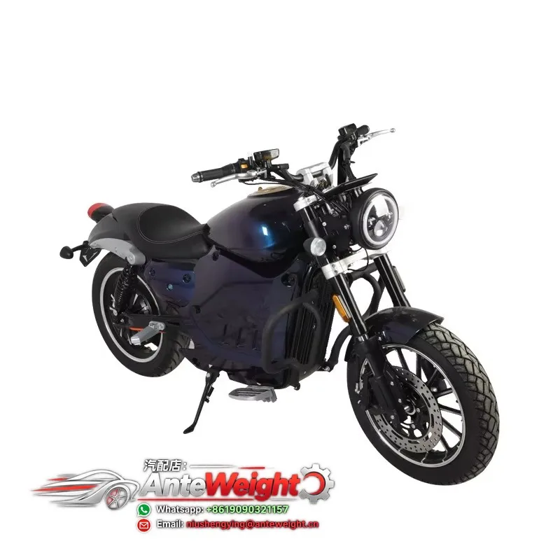 High Speed Electric Sport Motorcycle 72V 3000W Adult Electric Street Bike Powerful Storm E-Moto for Urban Commuting Racing